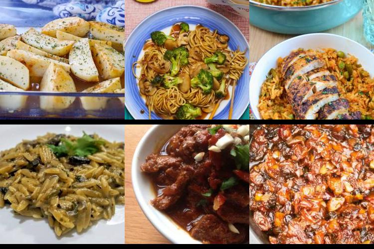 Evening Meal Plan - Week Commencing 22/11/2021