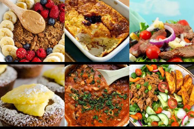 Evening Meal Plan - Week Commencing 31/05/2021