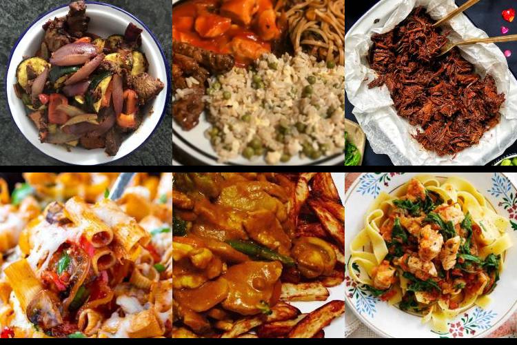 Evening Meal Plan - Week Commencing 22/11/2021