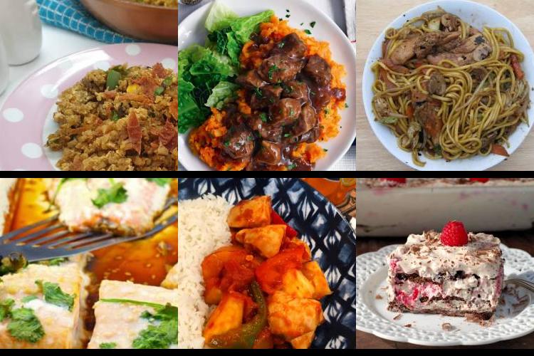 Evening Meal Plan - Week Commencing 27/09/2021