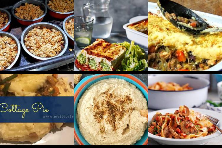 Evening Meal Plan - Week Commencing 17/01/2022