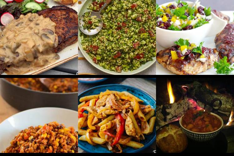 Evening Meal Plan - Week Commencing 20/09/2021