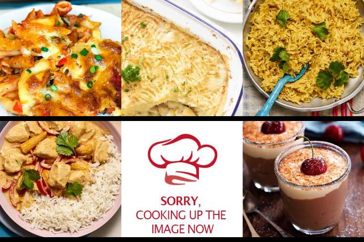 Evening Meal Plan - Week Commencing 21/02/2022