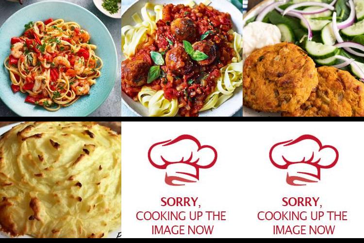 Evening Meal Plan - Week Commencing 12/09/2022