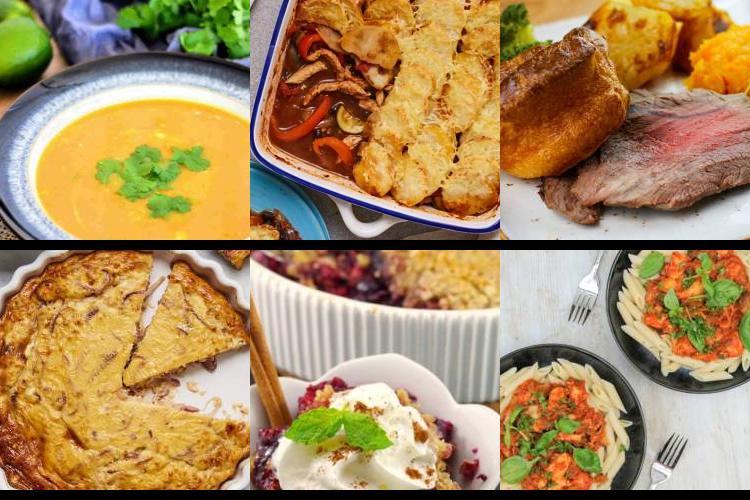 Evening Meal Plan - Week Commencing 03/01/2022