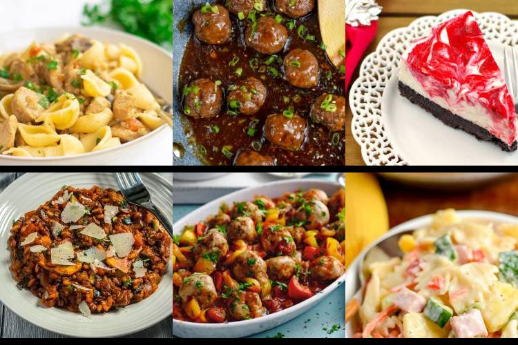 Evening Meal Plan - Week Commencing 25/07/2022