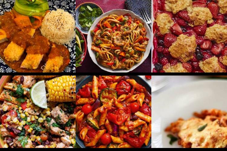 Evening Meal Plan - Week Commencing 25/07/2022