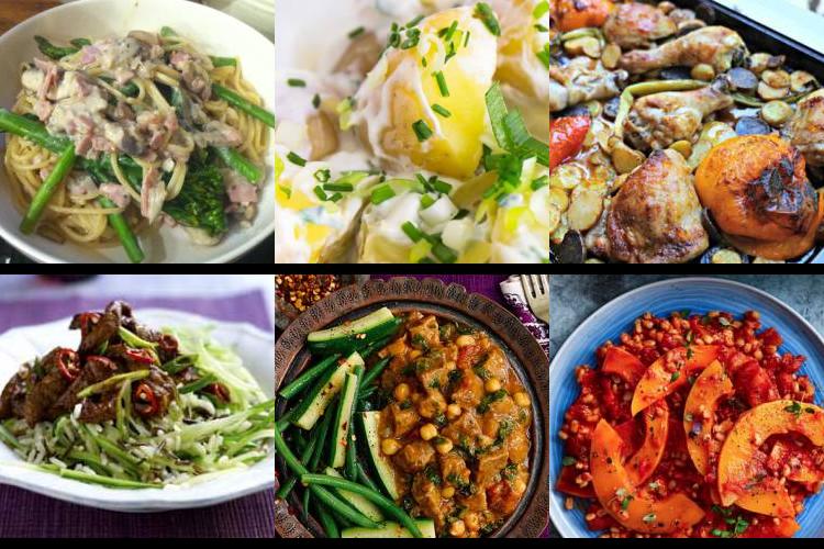 Evening Meal Plan - Week Commencing 18/07/2022