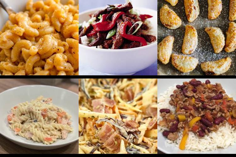 Evening Meal Plan - Week Commencing 15/11/2021