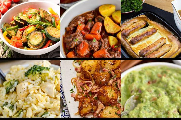 Evening Meal Plan - Week Commencing 28/02/2022