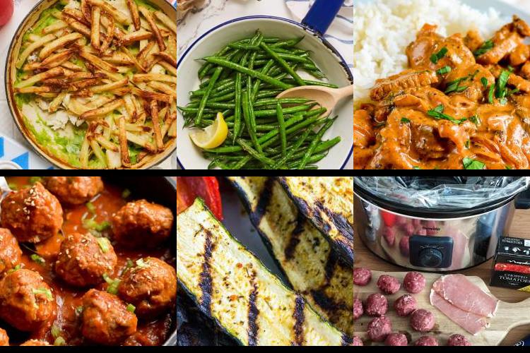 Evening Meal Plan - Week Commencing 25/10/2021