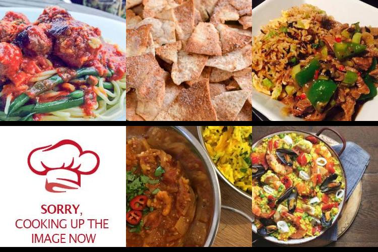 Evening Meal Plan - Week Commencing 21/02/2022