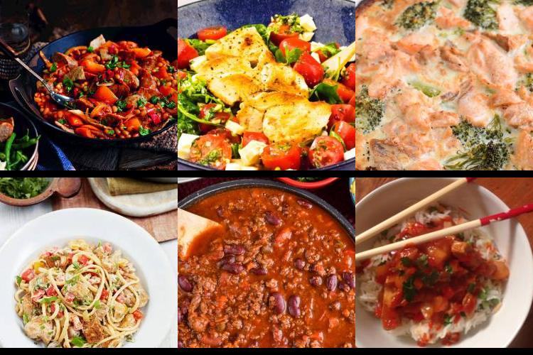 Evening Meal Plan - Week Commencing 28/03/2022