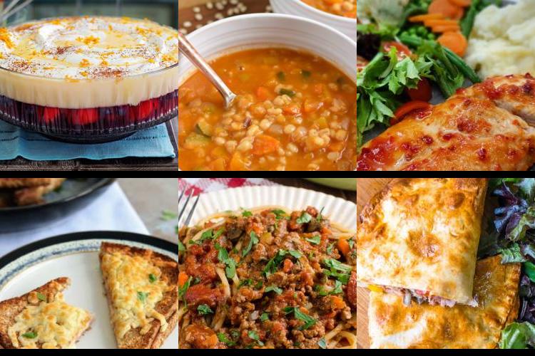 Evening Meal Plan - Week Commencing 31/01/2022