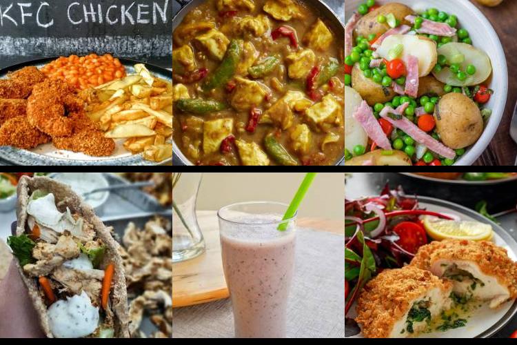Evening Meal Plan - Week Commencing 14/03/2022