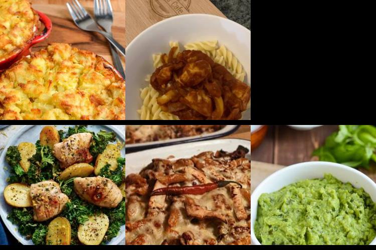 Evening Meal Plan - Week Commencing 14/02/2022