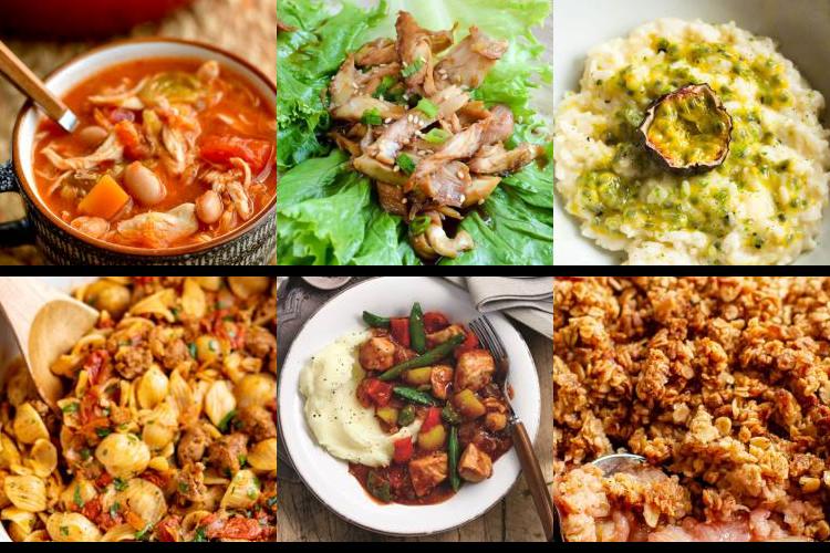 Evening Meal Plan - Week Commencing 30/08/2021