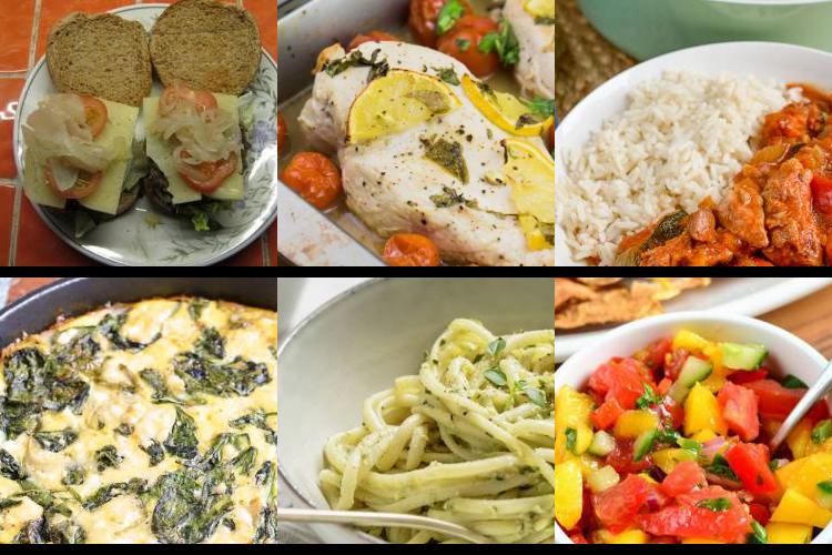 Evening Meal Plan - Week Commencing 17/01/2022