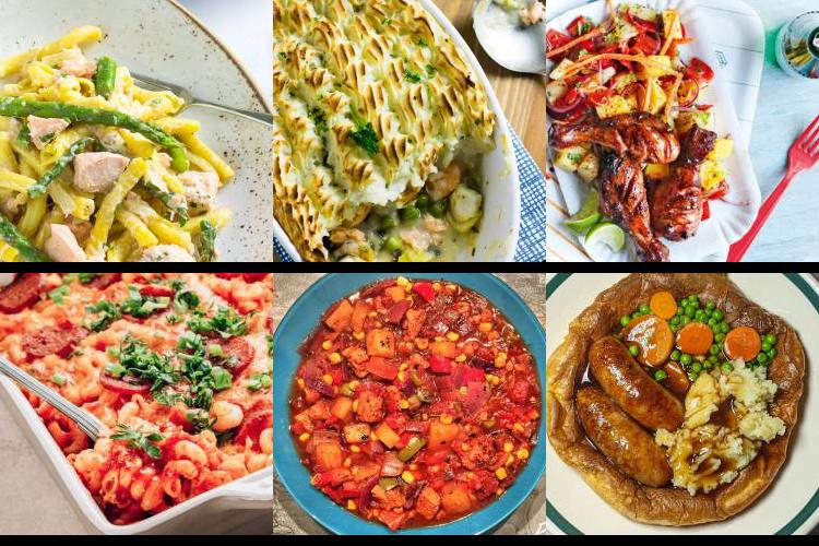 Evening Meal Plan - Week Commencing 28/06/2021
