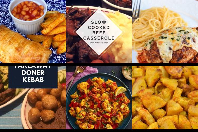 Evening Meal Plan - Week Commencing 06/12/2021