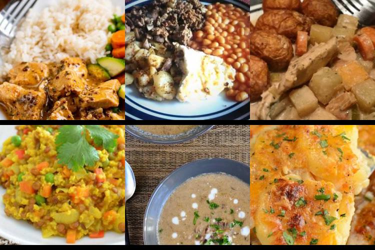 Evening Meal Plan - Week Commencing 14/03/2022