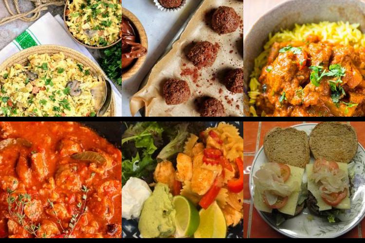 Evening Meal Plan - Week Commencing 27/09/2021