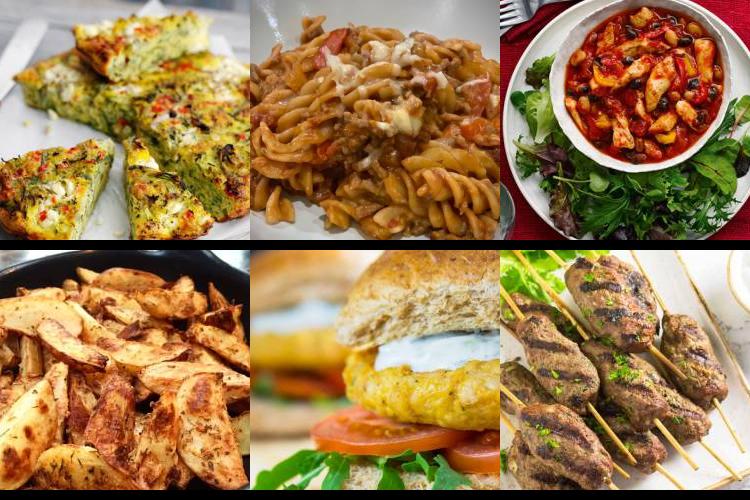 Evening Meal Plan - Week Commencing 09/08/2021