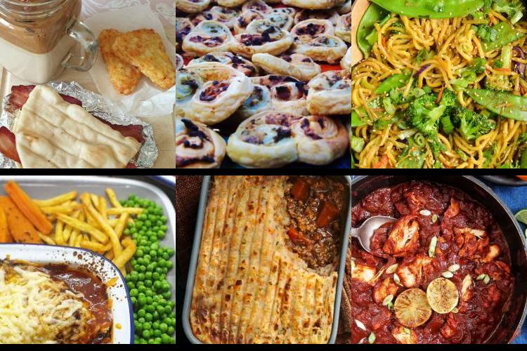 Evening Meal Plan - Week Commencing 26/04/2021
