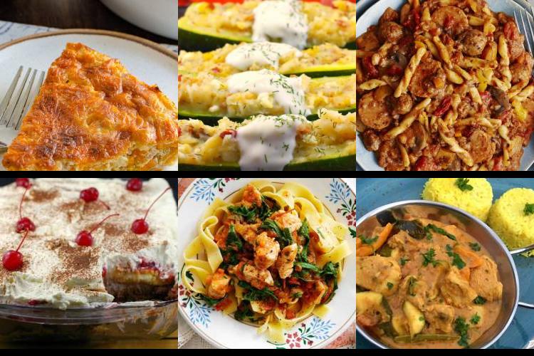 Evening Meal Plan - Week Commencing 13/09/2021