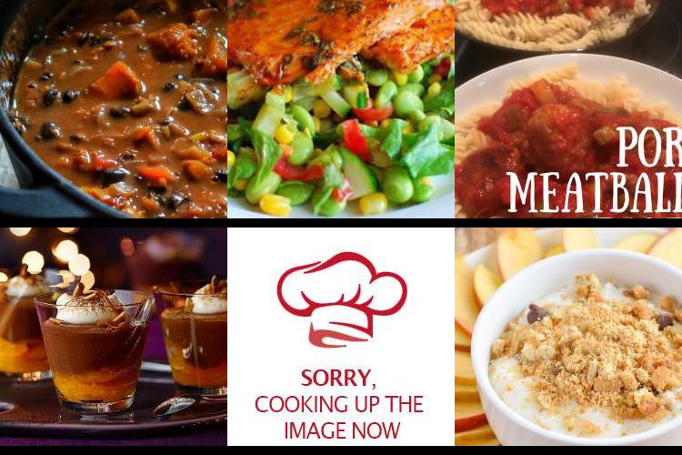 Evening Meal Plan - Week Commencing 26/04/2021