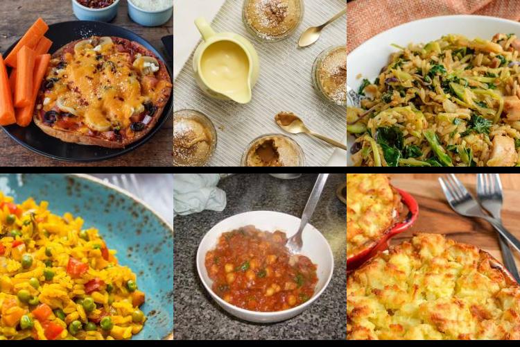 Evening Meal Plan - Week Commencing 25/04/2022