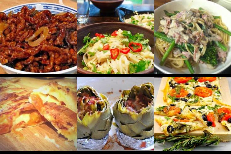 Evening Meal Plan - Week Commencing 24/01/2022