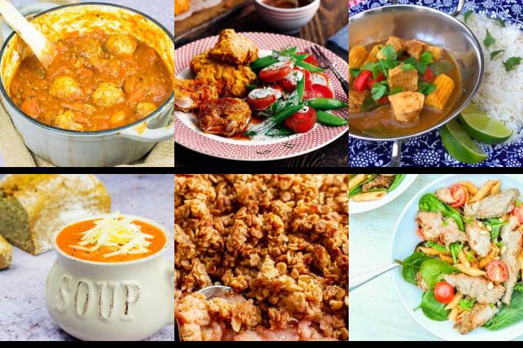Evening Meal Plan - Week Commencing 10/01/2022