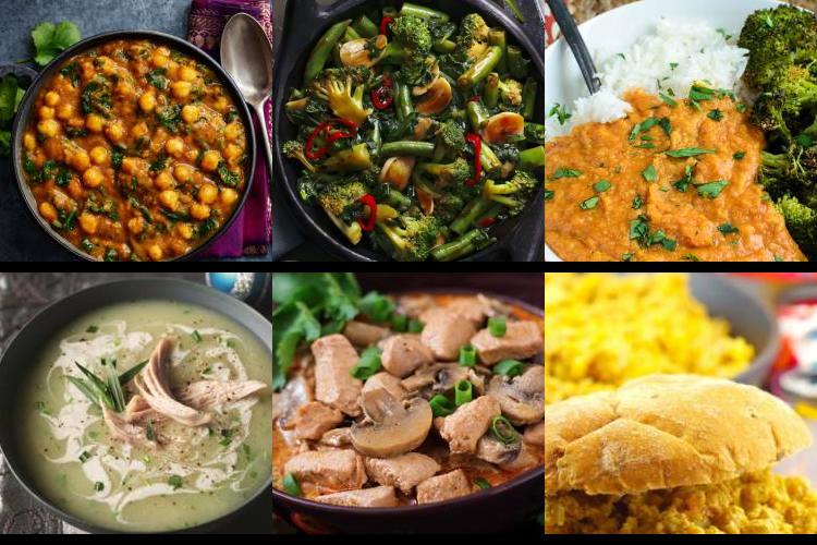 Evening Meal Plan - Week Commencing 14/02/2022