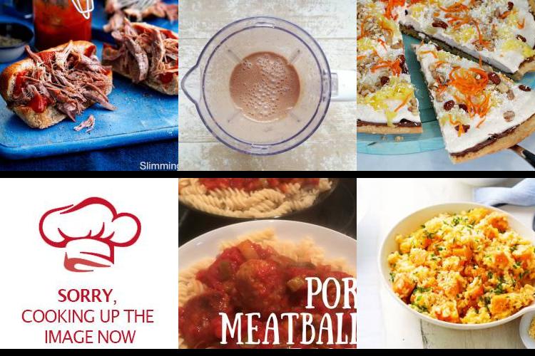 Evening Meal Plan - Week Commencing 26/07/2021