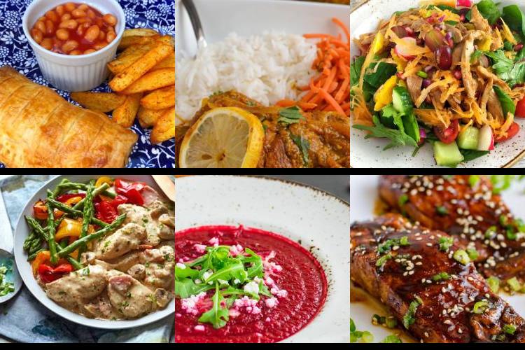 Evening Meal Plan - Week Commencing 26/07/2021