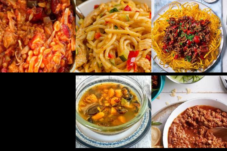 Evening Meal Plan - Week Commencing 15/11/2021