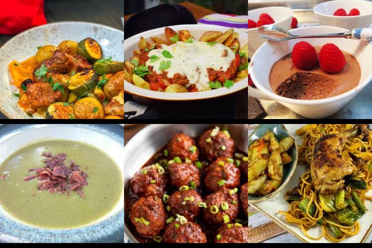 Evening Meal Plan - Week Commencing 31/05/2021