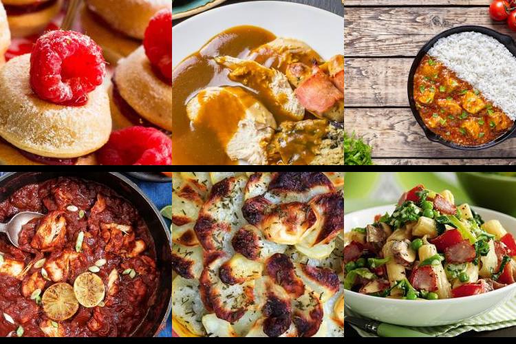 Evening Meal Plan - Week Commencing 24/01/2022