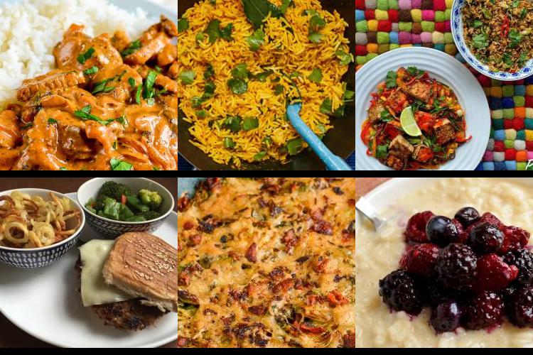 Evening Meal Plan - Week Commencing 17/01/2022