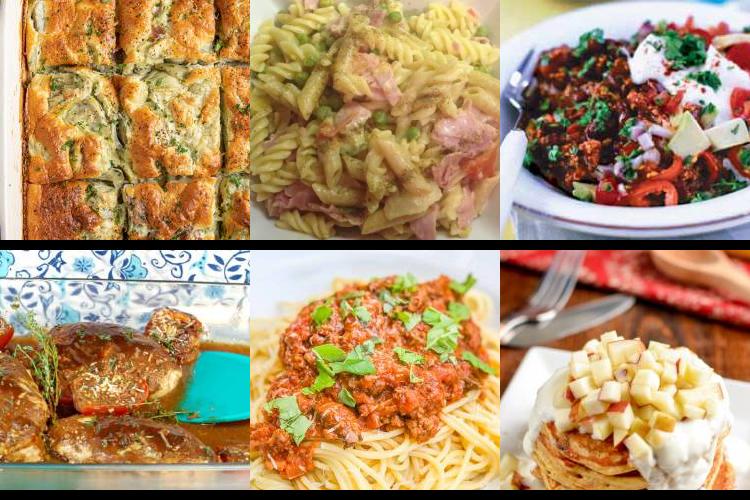 Evening Meal Plan - Week Commencing 11/04/2022