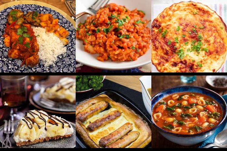 Evening Meal Plan - Week Commencing 17/05/2021