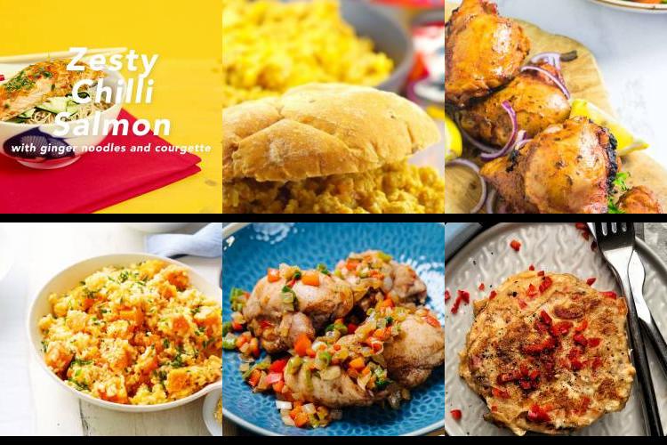 Evening Meal Plan - Week Commencing 25/10/2021