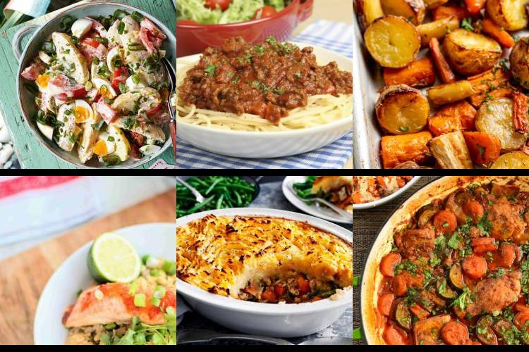 Evening Meal Plan - Week Commencing 27/12/2021
