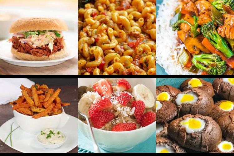 Evening Meal Plan - Week Commencing 21/02/2022
