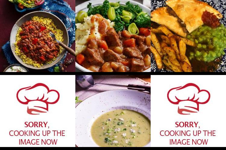 Evening Meal Plan - Week Commencing 18/10/2021