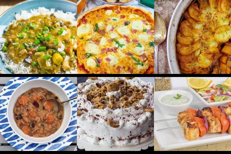 Evening Meal Plan - Week Commencing 18/07/2022