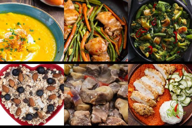 Evening Meal Plan - Week Commencing 20/12/2021