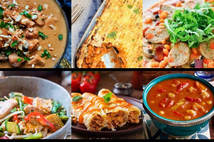 Evening Meal Plan - Week Commencing 27/12/2021
