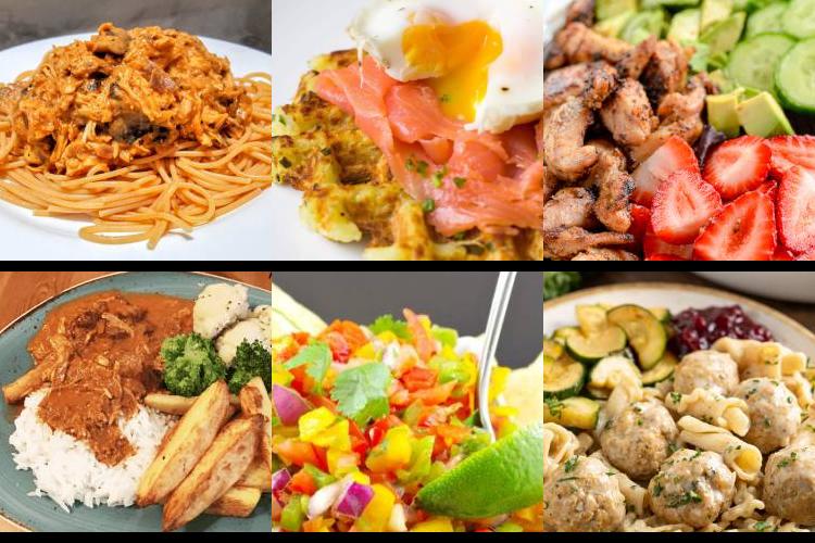 Evening Meal Plan - Week Commencing 29/08/2022